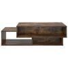 vidaXL Table basse Ch&ecirc;ne fum&eacute; 105 x 50 x 32,5 cm Bois d'ing&eacute;nierie