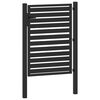 vidaXL Portail de jardin verrouillable noir 100x120 cm aluminium