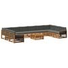 vidaXL Ensembles de canap&eacute;s 11 pc Bois d'Acacia Massif