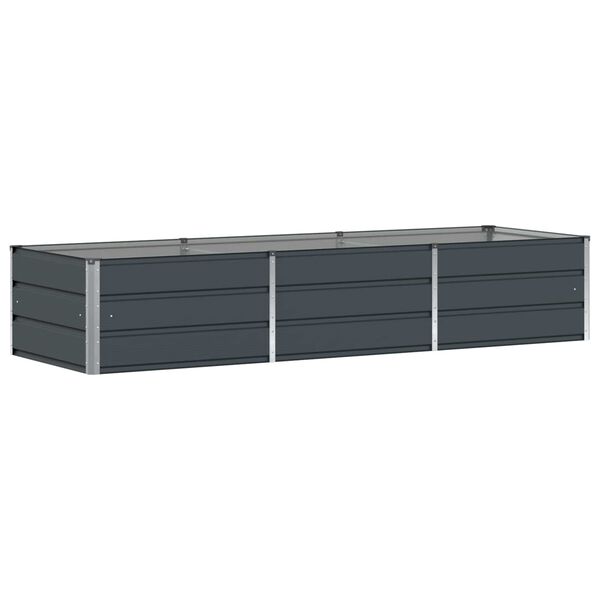 vidaXL Jardini&egrave;re Anthracite 240 x 80 x 45 cm Acier