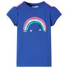 T-shirt pour enfants bleu cobalt 116
