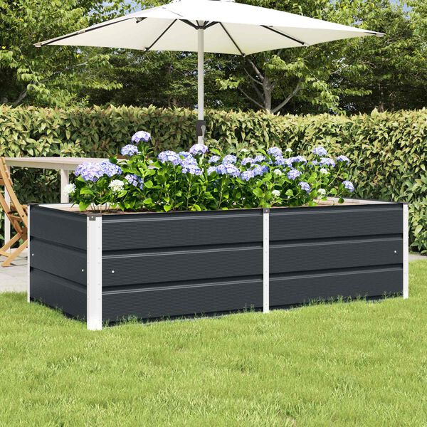 vidaXL Jardini&egrave;re Anthracite 160 x 80 x 45 cm Acier