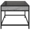 vidaXL Table basse avec LED Infinity sonoma gris 50x50x41 cm