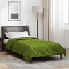 vidaXL Duvet d'&eacute;t&eacute; simple Vert 200 x 135 cm Microfibre