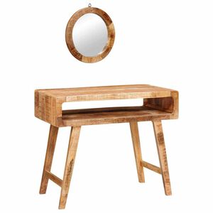 vidaXL Table de Toilette Marron 90 x 76 x 45 cm Bois de mangue massif