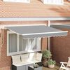 vidaXL Cadre d'auvent Blanc 3,5 x 2 m M&eacute;tal