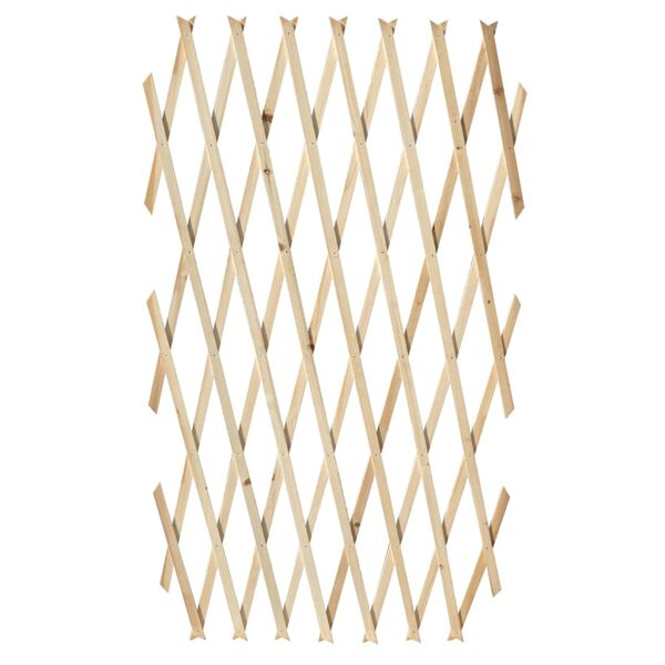 vidaXL Clôture en treillis 5 pcs Bois solide 180x90 cm