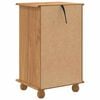 vidaXL Commode ASKIM Marron 45,8 x 40 x 79 cm Bois de pin massif