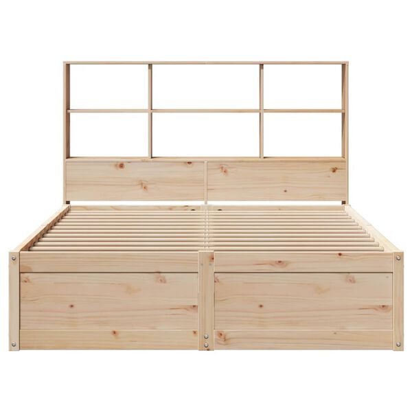 vidaXL Cadre de lit sans matelas 160x200 cm bois massif de pin