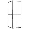 vidaXL Cabine de douche ESG semi-d&eacute;poli 90x70x180 cm Noir