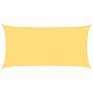 vidaXL Parasol en PEHD rectangulaire 2x4 m Beige