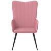 vidaXL Chaise de relaxation Rose Velours
