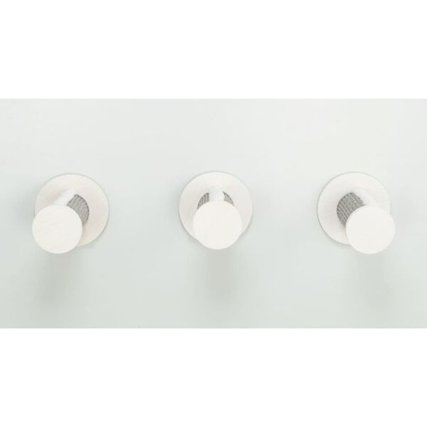 TRIXIE Ensemble de poteaux muraux pour chat 3 pcs Blanc et gris