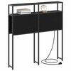 vidaXL T&ecirc;te de lit de rangement Ch&ecirc;ne noir 75 cm Bois d'ing&eacute;nierie