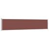 vidaXL Auvent lat&eacute;ral r&eacute;tractable de patio 100x514 cm Marron