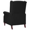 vidaXL Fauteuil de massage inclinable Noir Tissu
