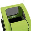 vidaXL Remorque de v&eacute;lo pour animaux de compagnie vert
