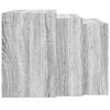 vidaXL Tables gigognes 3 pcs sonoma gris bois d'ingénierie