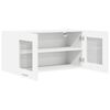 vidaXL Armoire suspendue Blanc 80 x 31 x 40 cm Bois d'ing&eacute;nierie