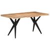 vidaXL Table de salle à manger 160x80x76 cm Bois d'acacia solide