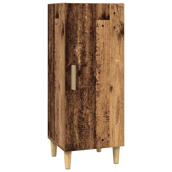 vidaXL Buffet Bois Ancien 34,5 x 34 x 90 cm Bois d'ing&eacute;nierie