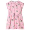 Robe pour enfants rose clair 128