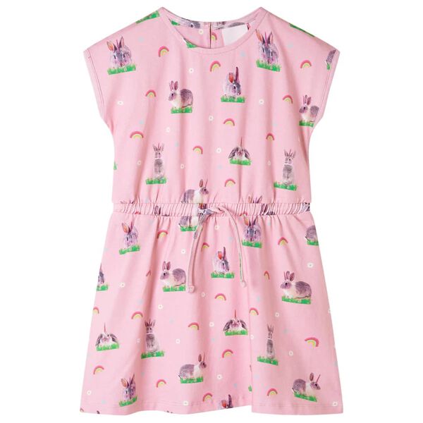 Robe pour enfants rose clair 128