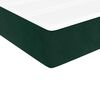 vidaXL Sommier &agrave; lattes de lit avec matelas Vert fonc&eacute; 90x200 cm