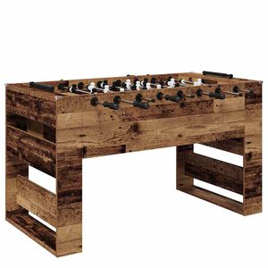 vidaXL Table de Foosball Bois ancien 146,5 x 74 x 85 cm