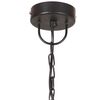 vidaXL Lampe suspendue industrielle 25 W Noir Rond 30 cm E27