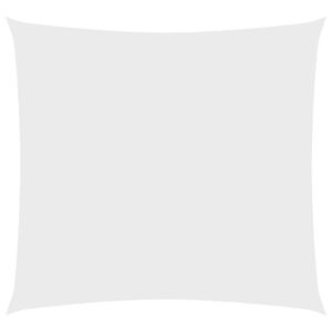 vidaXL Voile de parasol tissu oxford carr&eacute; 2,5x2,5 m blanc