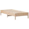 vidaXL Lit biblioth&egrave;que sans matelas 75x190 cm bois de pin massif