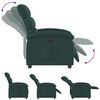 vidaXL Fauteuil inclinable &eacute;lectrique Vert fonc&eacute; Tissu
