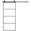 vidaXL Porte coulissante avec kit de quincaillerie 90x205 cm Verre ESG