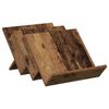 vidaXL &Eacute;tag&egrave;re &agrave; magazines avec &eacute;tag&egrave;re Bois ancien 53 x 40 x 28,5 cm