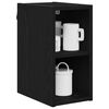 vidaXL Armoire suspendue avec stockage Ch&ecirc;ne noir 20 x 29,5 x 40 cm