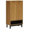 vidaXL Armoire &agrave; chaussures FLAM 59,5x35x107 cm bois massif de pin