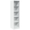 vidaXL Garde-robe Blanc 50x50x200 cm Bois d'ing&eacute;nierie