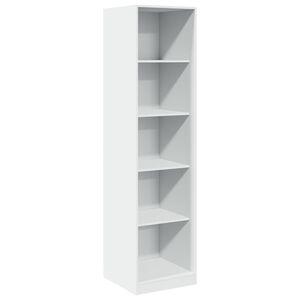 vidaXL Garde-robe Blanc 50x50x200 cm Bois d'ing&eacute;nierie