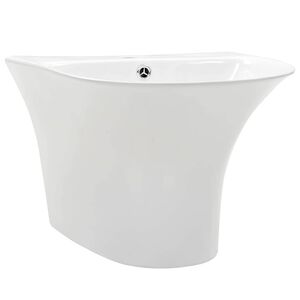 vidaXL Lavabo Blanc 47 x 45 x 37 cm C&eacute;ramique &Eacute;maill&eacute;e