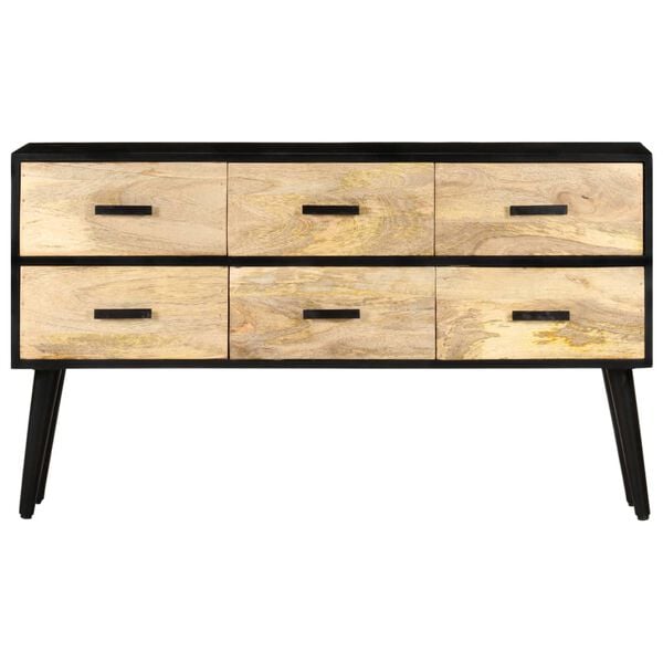 vidaXL Buffet 110x33x64 cm Bois de manguier massif