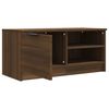 vidaXL Meuble TV Chêne marron 80x35x36,5 cm Bois d'ingénierie