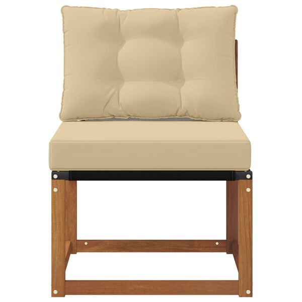 vidaXL Canap&eacute; du milieu ext&eacute;rieur