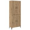 vidaXL Haut Armoire Ch&ecirc;ne artisanal 69,5 x 34 x 180 cm