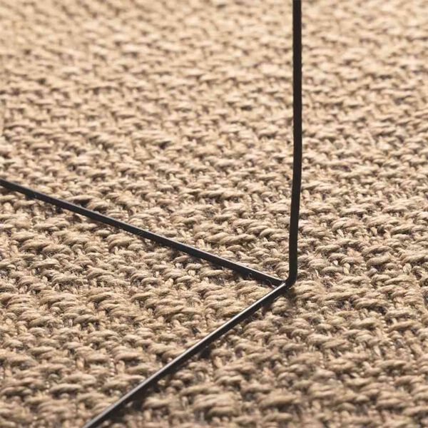 vidaXL Tapis ZIZUR 140x200 cm aspect de jute int&eacute;rieur et ext&eacute;rieur