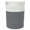 vidaXL Panier de rangement gris et blanc &Oslash;49x65 cm coton