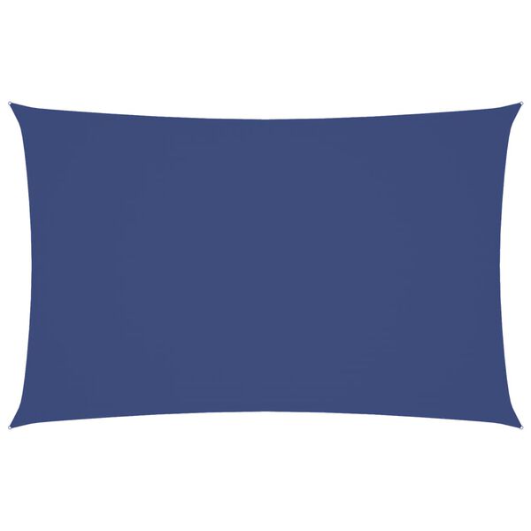 vidaXL Voile de parasol tissu oxford rectangulaire 5x8 m bleu