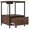 vidaXL Cabinet de chevet Ch&ecirc;ne brun 42 x 41 x 56 cm Bois d'ing&eacute;nierie