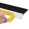 vidaXL Brosses de porte adh&eacute;sives 12 pcs Blanc 100 cm