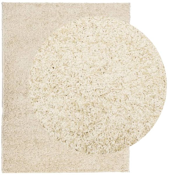 vidaXL Tapis shaggy PAMPLONA poils longs moderne dor&eacute; 300x400 cm